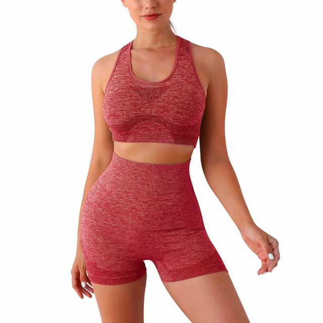 ✨ Conjunto Desportivo para Senhora de 2 Peças – Conforto e Estilo (Vermelho | Tamanho Único)