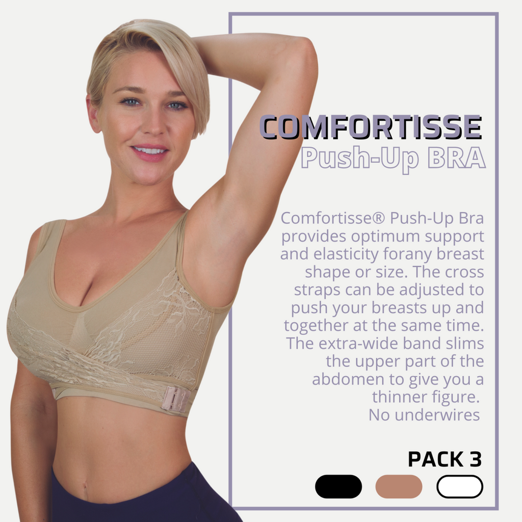 ✨ Pack de 3 Soutiens Push-Up Sem Costuras – Máximo Conforto e Suporte