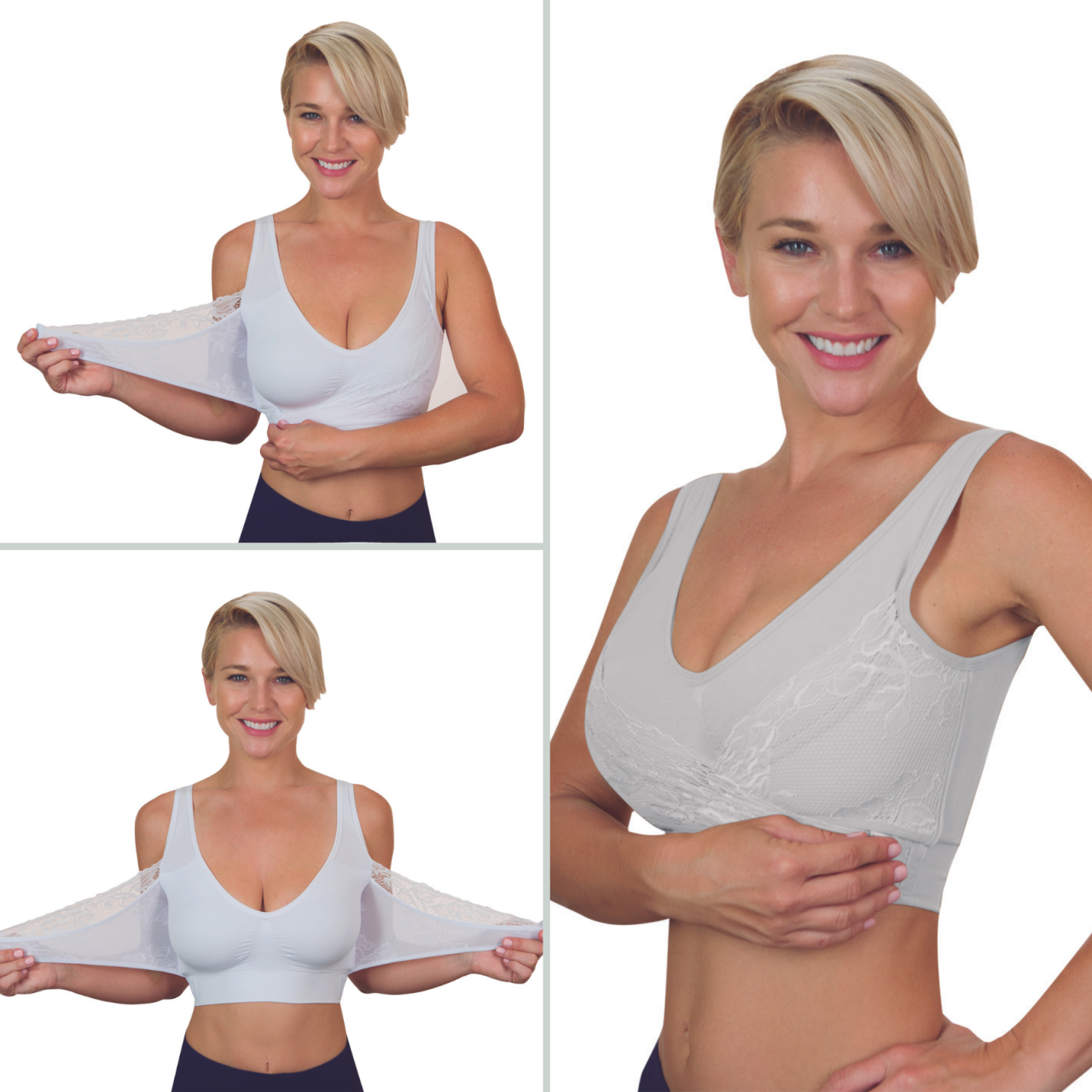 ✨ Pack de 3 Soutiens Push-Up Sem Costuras – Máximo Conforto e Suporte