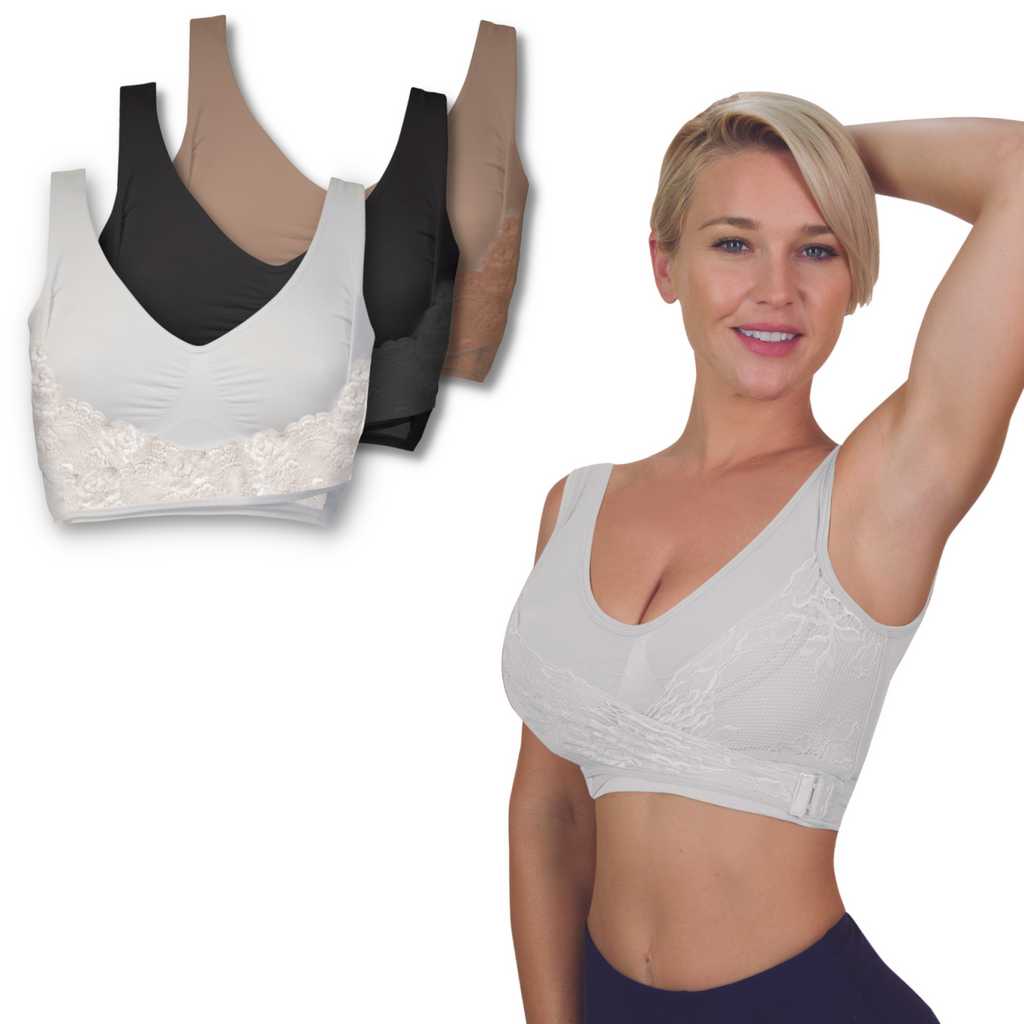 ✨ Pack de 3 Soutiens Push-Up Sem Costuras – Máximo Conforto e Suporte