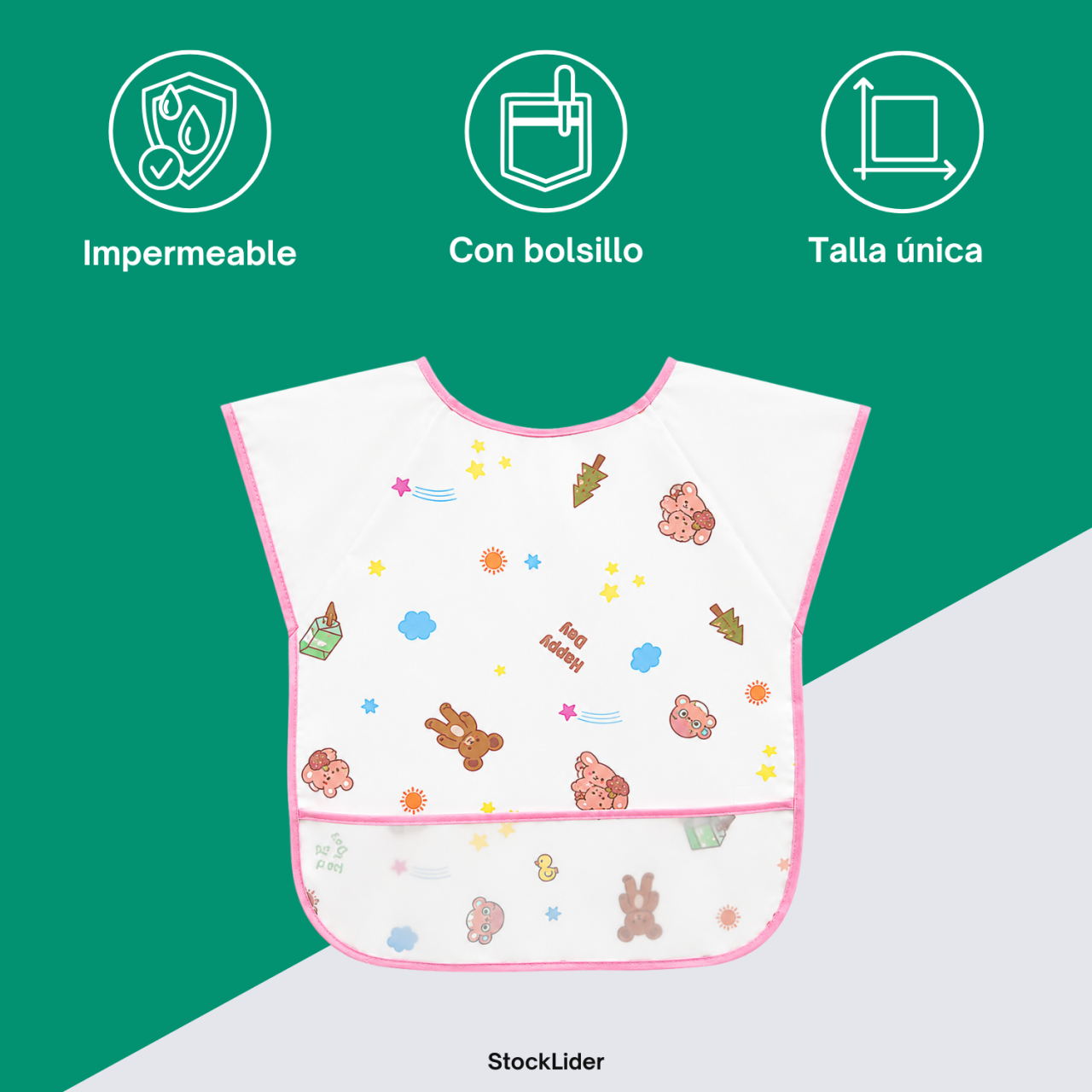 Babete Avental Impermeável